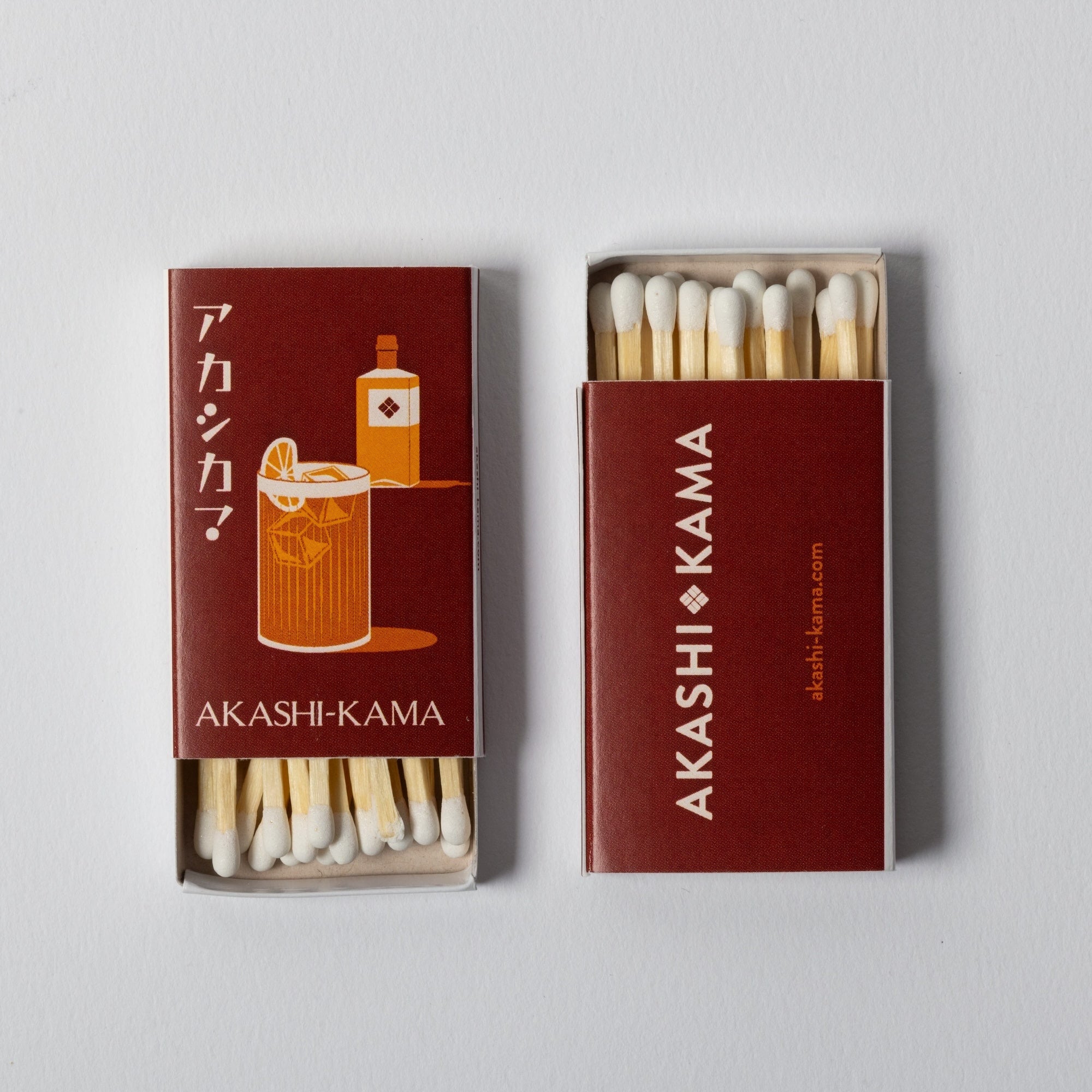 Japanese Vintage graphic matchbox | AKASHI-KAMA