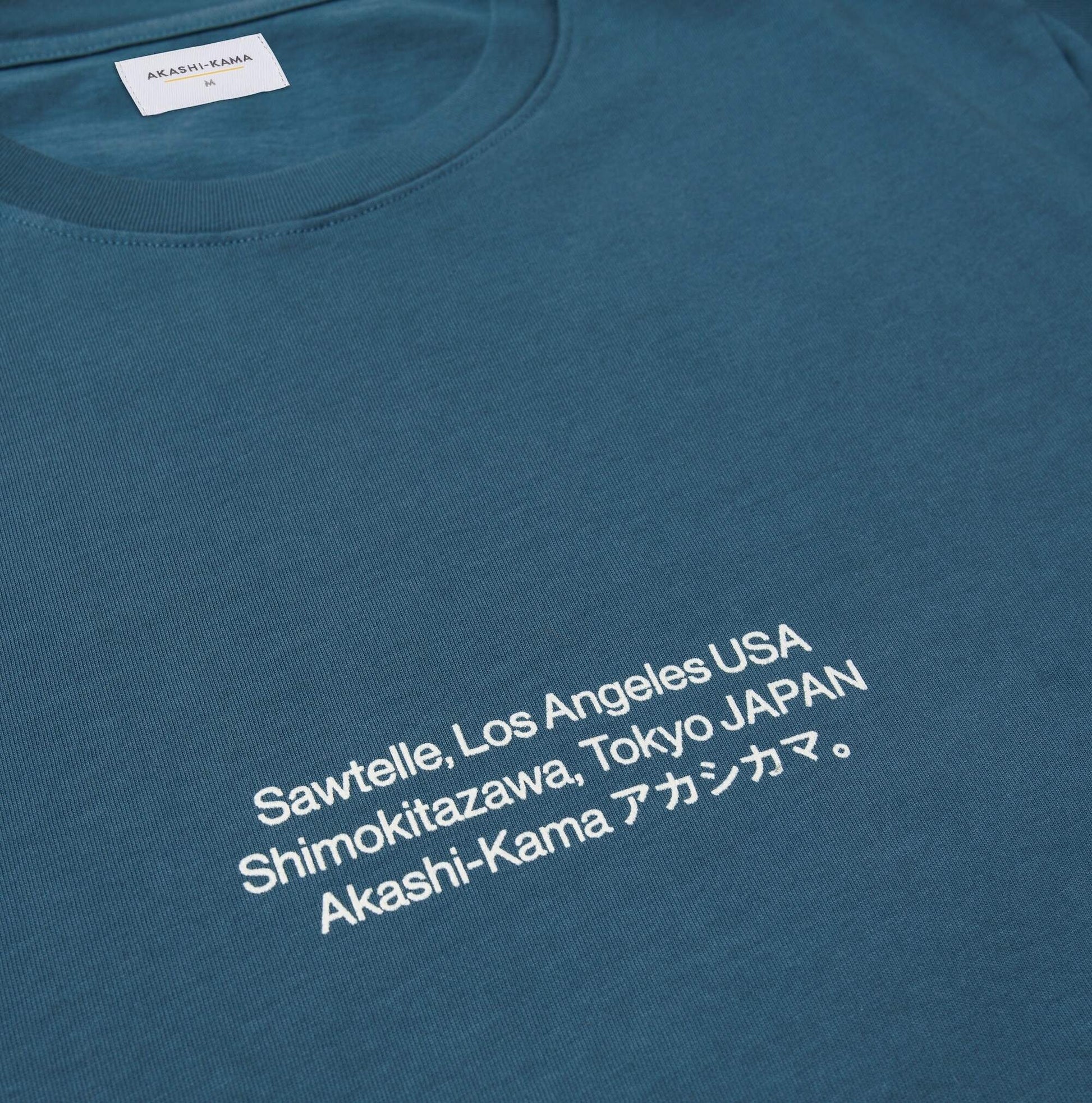 Sawtelle Shimokitazawa Tee | AKASHI KAMA Japanese Streetwear