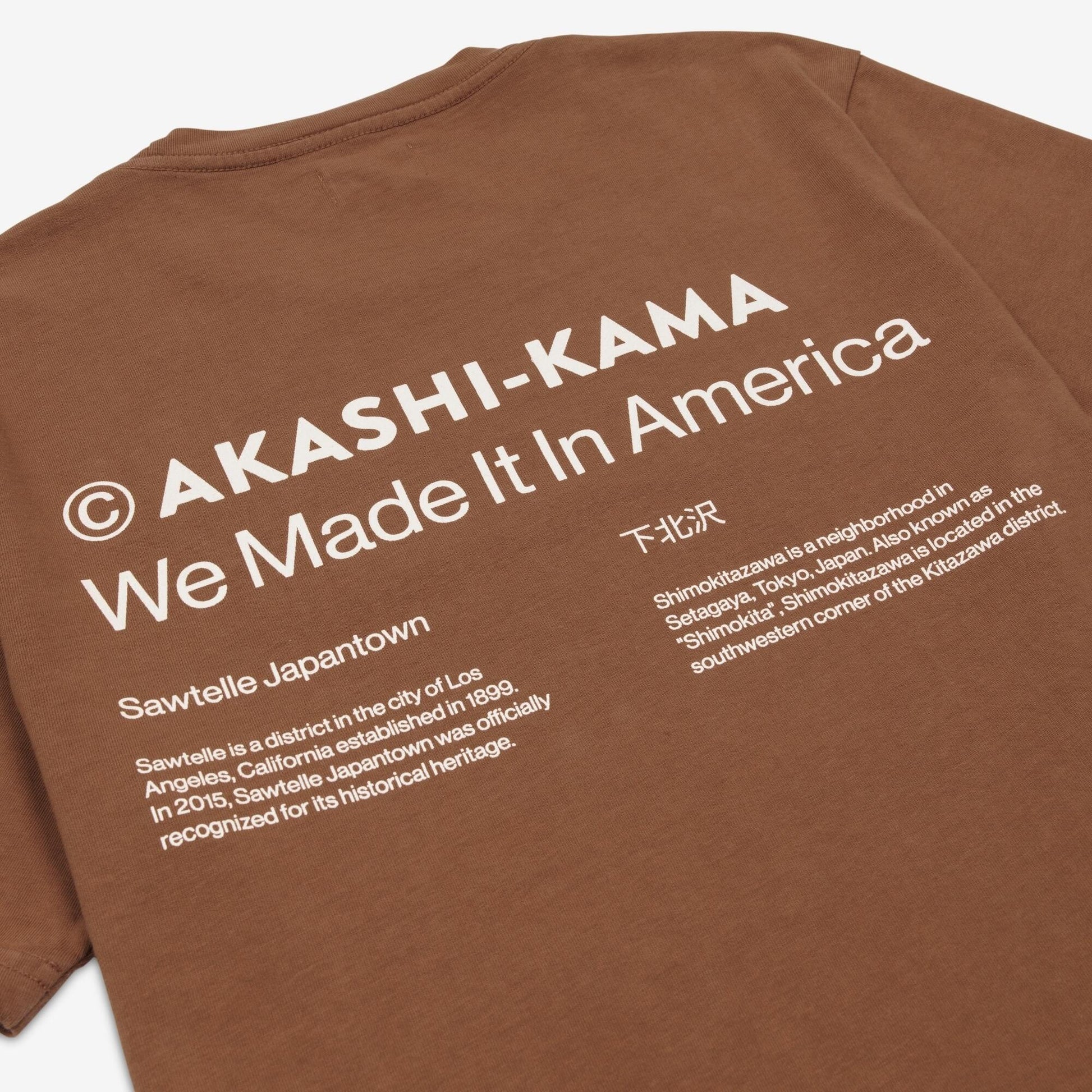 AKASHI KAMA City Collection Tee | Mens Streetwear Fashion